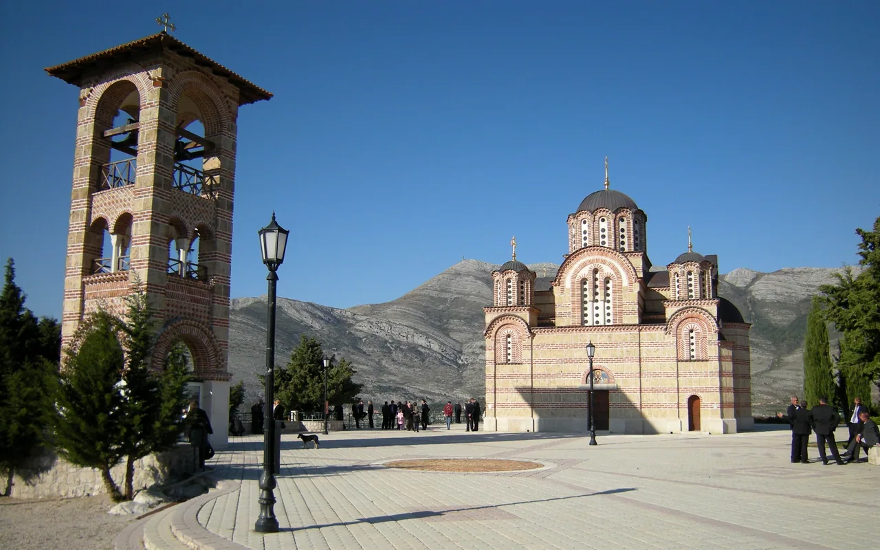 The Hercegovačka Gračanica monastery church on Crkvina hill above Trebinje