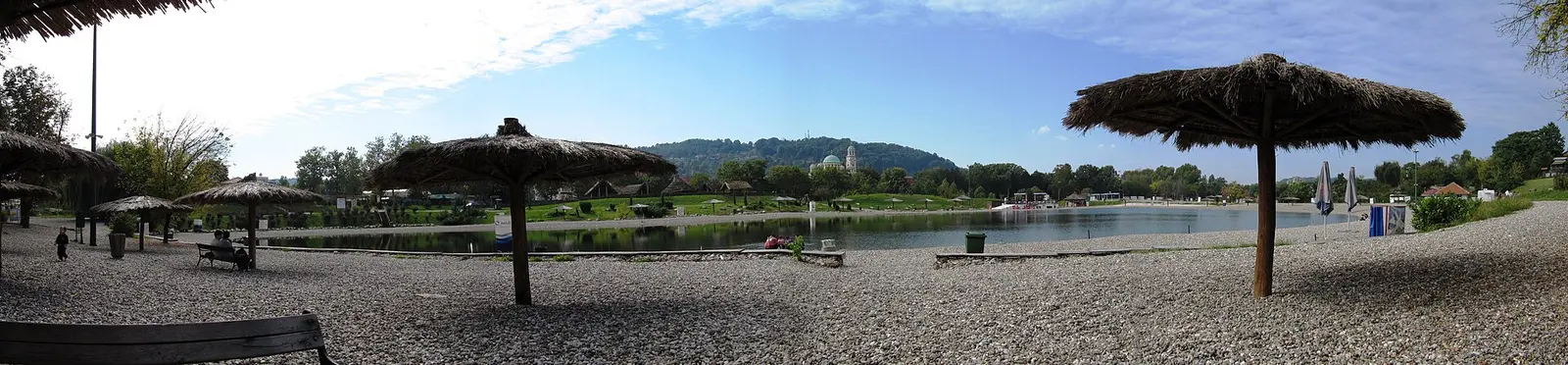 The Pannonian salt lakes in the centre of Tuzla, the only salt lakes in a European city, a short detour from the airport