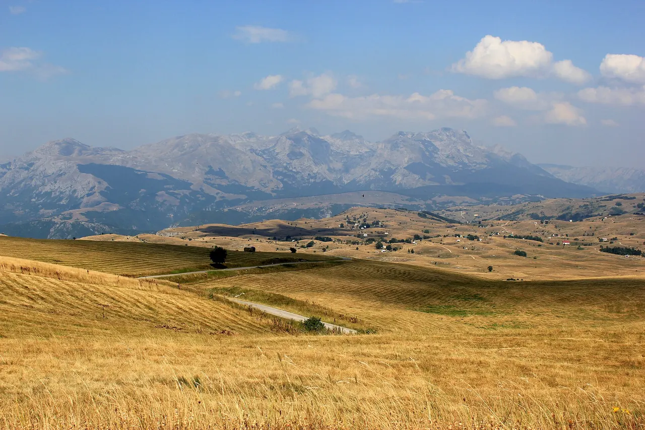 Rocky summit ridges of Maglić, the highest peak in Bosnia and Herzegovina