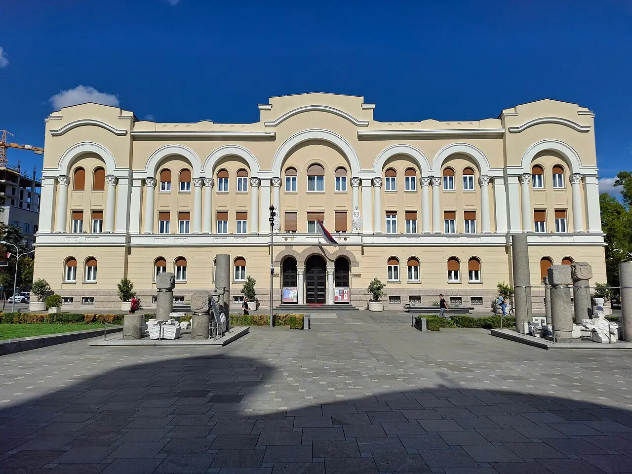 The Banski Dvor cultural centre, a grand interwar building on the main square of Banja Luka